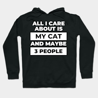 All I Care About Is My Cat Hoodie